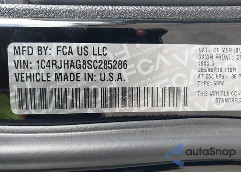 2025 Jeep Grand Cherokee Altitude 4X4 from USA, damaged, VIN 1C4RJHAG8SC285286